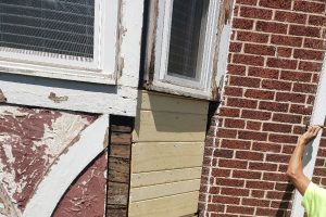 exterior painting on house